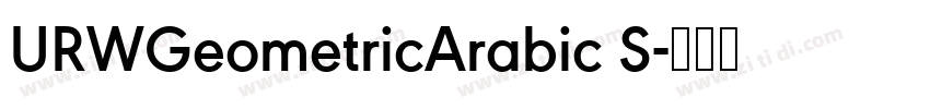 URWGeometricArabic S字体转换 URWGeometricArabic S字体转换